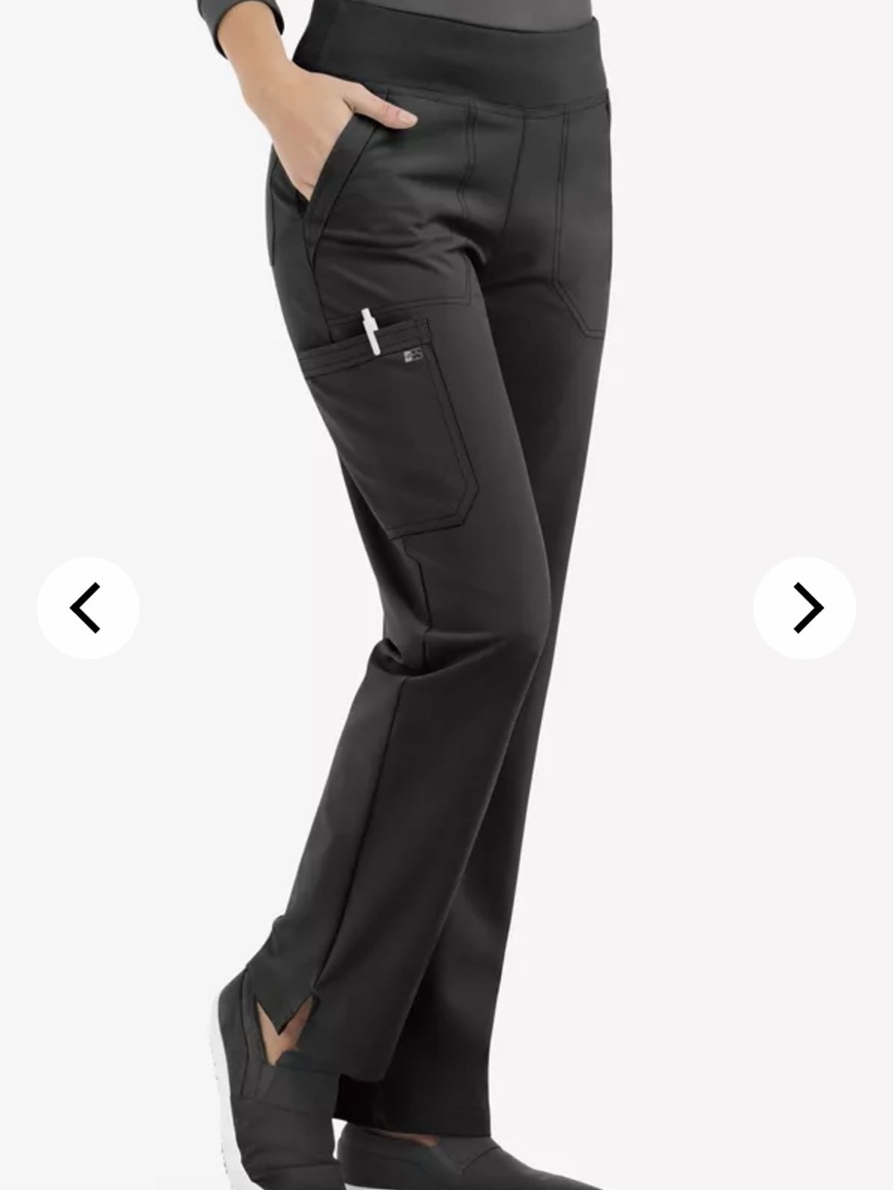 NEW Easy STRETCH Women's Sienna 5-Pocket Straight Leg Yoga Scrub Pants